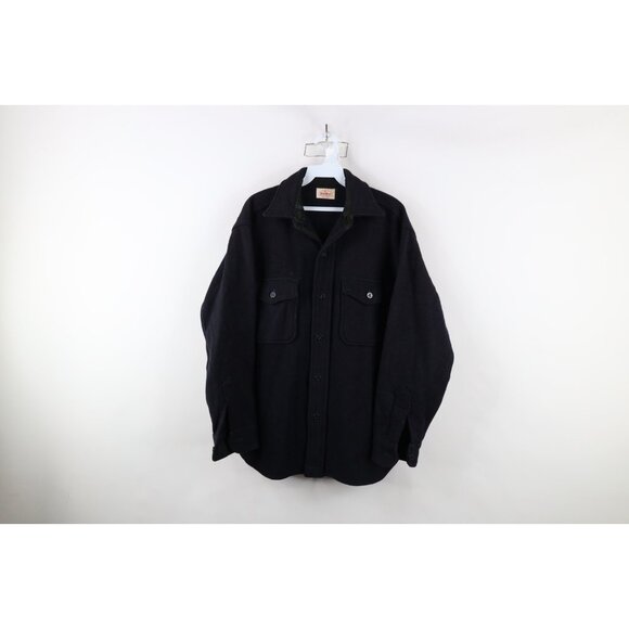 ジャケット・アウター FIVE BROTHER CPO WOOL JACKET size: L Vtg 40s 50s Five Brother Mens L Distressed Wool CPO Shirt